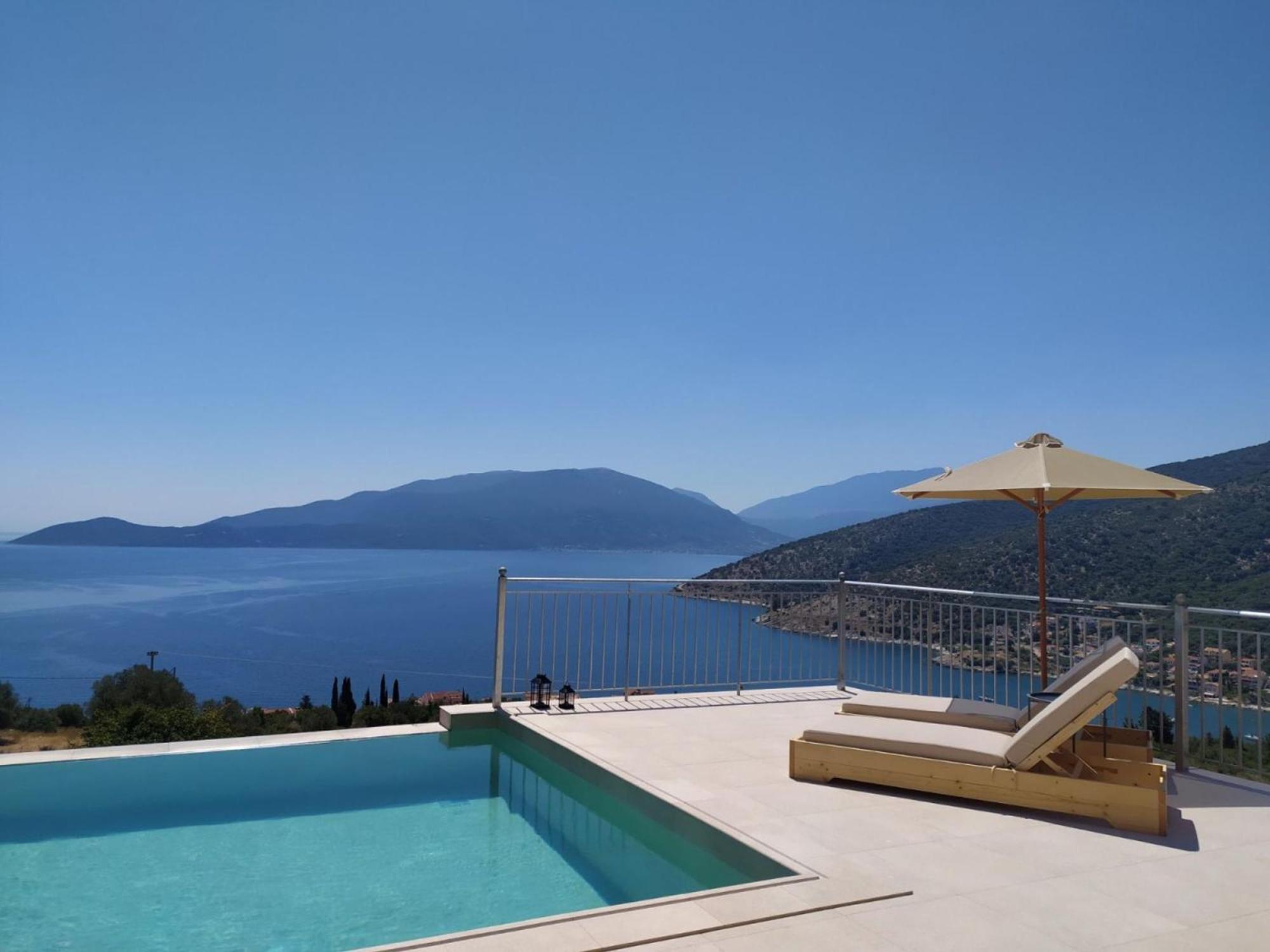 Augustela Villa Seaview Vacation Villa Agia Efimia Eksteriør bilde