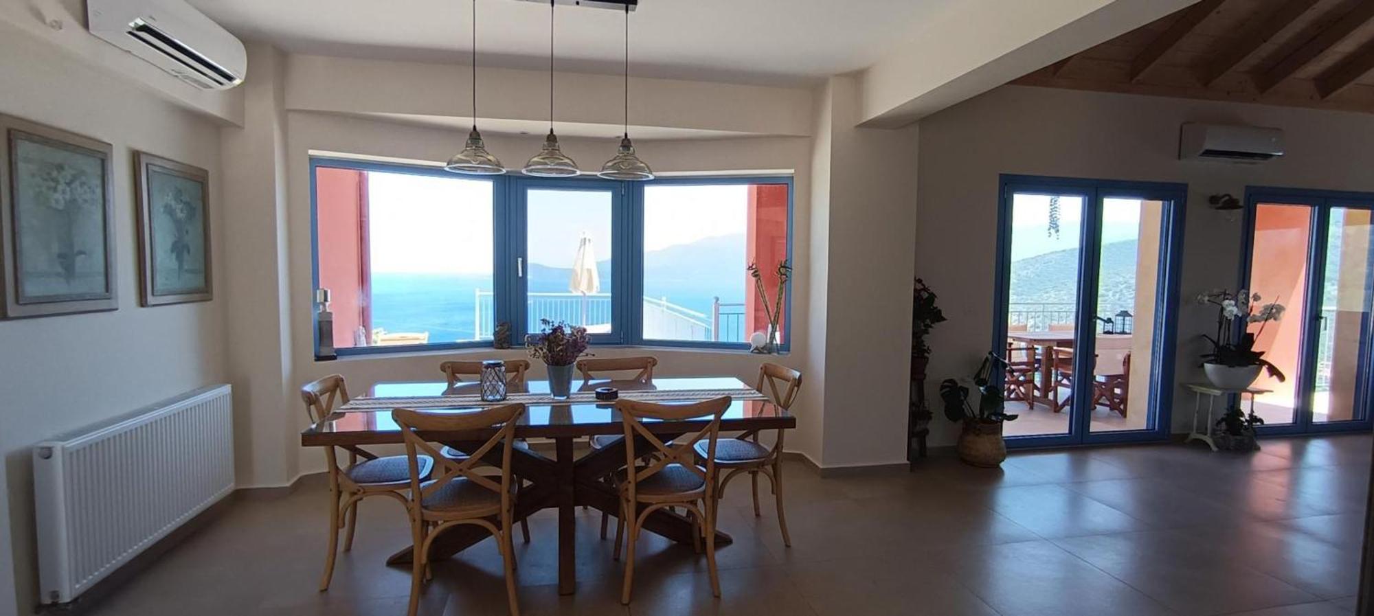 Augustela Villa Seaview Vacation Villa Agia Efimia Eksteriør bilde