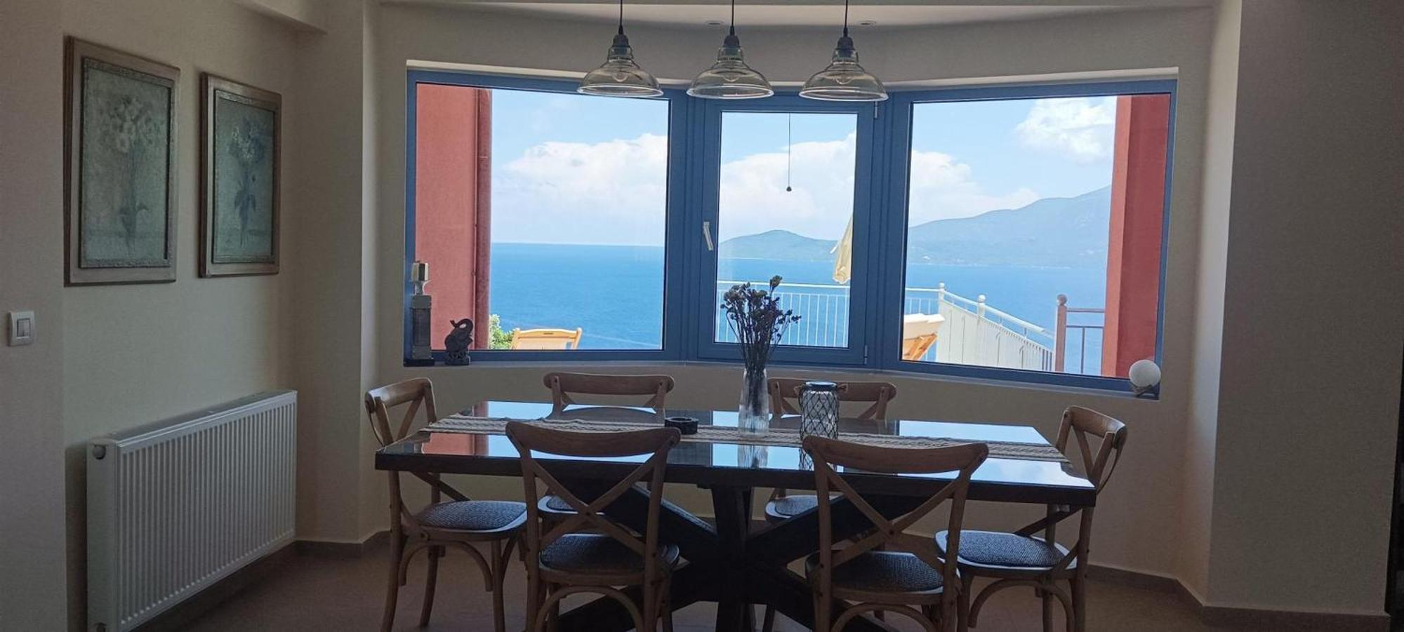 Augustela Villa Seaview Vacation Villa Agia Efimia Eksteriør bilde