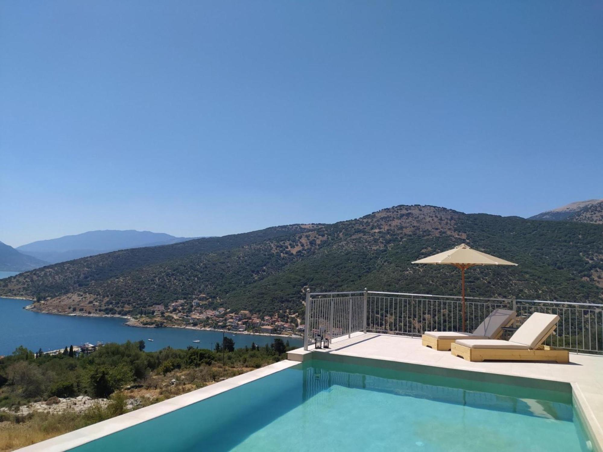Augustela Villa Seaview Vacation Villa Agia Efimia Eksteriør bilde