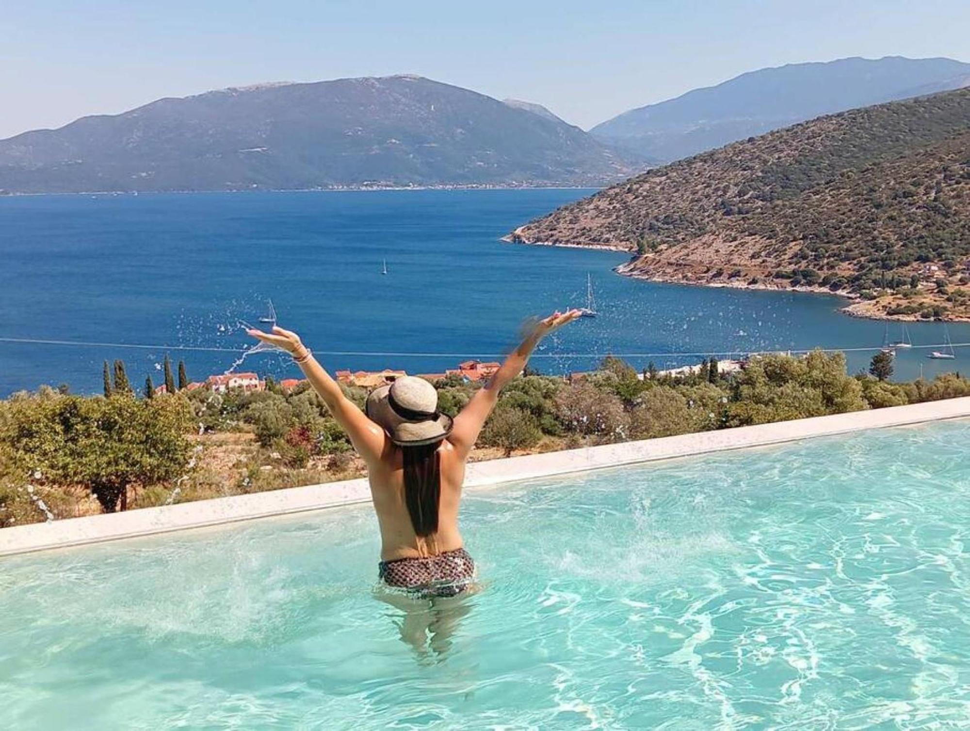Augustela Villa Seaview Vacation Villa Agia Efimia Eksteriør bilde